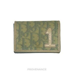 🔴  Dior Compact Wallet - Powder Blue 1 Oblique Trotter